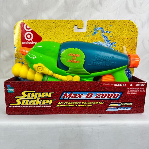 Larami Super Soaker Squirt Toy Max-D 2000 Factory Sealed Target Exclusive - Picture 5 of 5